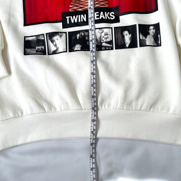 H&M NWT Women Twin Peaks Oversized Sweatshirt, Size Small - Picture 12 of 14